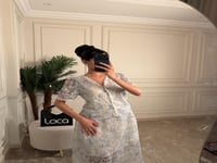 طقم ناعم بلون سماوي