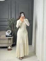 فستان ناعم بلون ناعم من لوكا