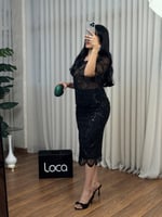 طقم سهره باللون الأسود