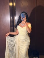 فستان سهره ناعم بلون ناعم