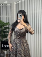 فستان سهره تطريز راقي