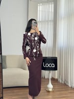 فستان رقّة البنفسج من لوكا فاشن