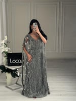 فستان سهره رصاصي