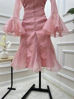 فستان ناعم بكسرات مميزه