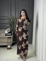 فستان ناعم بلون مميز من لوكا