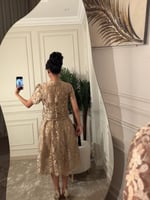 فستان ناعم مع جاكيت