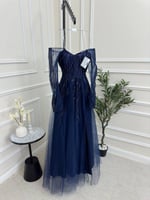 فستان سهره بأكمام