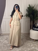 طقم ناعم بيج