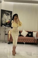 فستان ناعم قصير بتصميم مميز