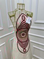 جلابية بيج قطعتين