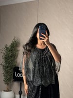 فستان ناعم بلون اسود