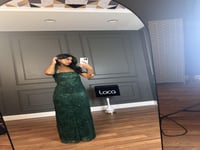 فستان سهره اخضر