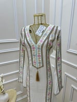 جلابيه انيقه بتطريز نقوش مميزه من لوكا فاشن