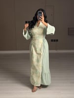 جلابية نسائية ناعمة بتصميم عصري جذاب