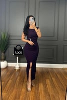 فستان ماسك لون ليلكي من لوكا فاشن