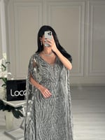 فستان سهره رصاصي