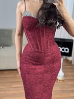 فستان ناعم (بريق الكرز ) من لوكا