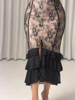 فستان ناعم اسود