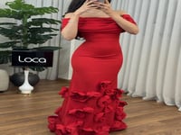 فستان سهره احمر