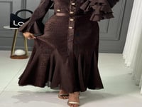 فستان ناعم باكمام من لوكا