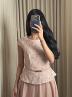 فستان ناعم وردي