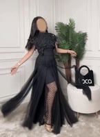 فستان ناعم اسود