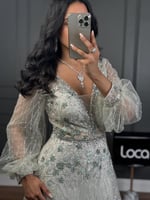 فستان سهره مطرز