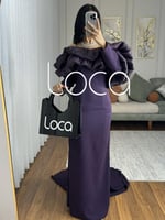 فستان ليلكي