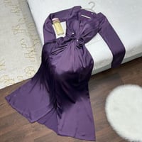 فستان ناعم وانيق كم طويل