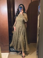 فستان ناعم باكمام من لوكا