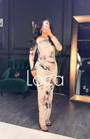 فستان ماسك تل ناعم بتفاصيل فصوص زراكون