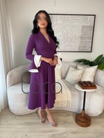 فساتين قصيرة بأكمام لولو وقصة كلوش