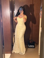 فستان سهره ناعم بلون ناعم