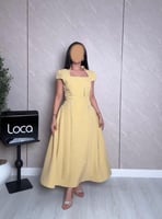 فستان ناعم سماوي