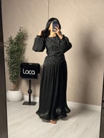 طقم ناعم وراقي بلون اسود