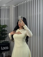 فستان ناعم بلون صيفي مميز