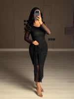 فستان ببريق ناعم