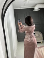 فستان ناعم بلون ناعم من لوكا