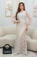 فستان سهره بتطريز راقي من لوكا فاشن
