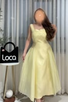 فستان ناعم بلون مميز من لوكا