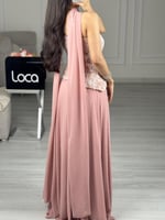 فستان سهره مع شال