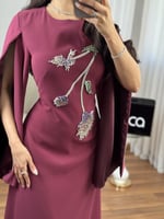 فستان زهرة البنفسج الملكي من لوكا