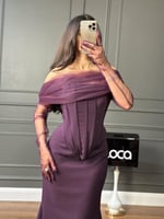 فستان عروس البنفسج