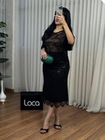 طقم سهره باللون الأسود