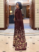 جلابيه مع بشت جوخ انيق بتطريز فخم من لوكا فاشن