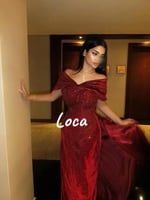 فستان سهره مخمل مطرز