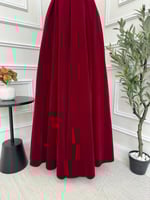 فستان سهره احمر جوخ