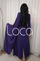 فستان ليلكي ناعم