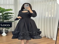 فستان ناعم ميد