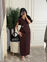 طقم رسمي ناعم مع فتحه جانبيه